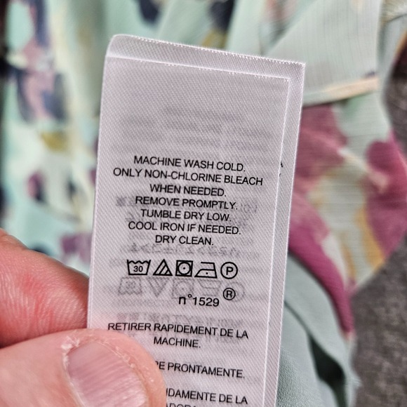 $115 NWT Lauren Ralph‎ Lauren Sleeveless Tank Top Women 16 Ruffle Floral Green - Picture 7 of 12